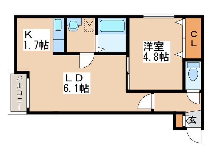 間取り図 エムズ北２４条