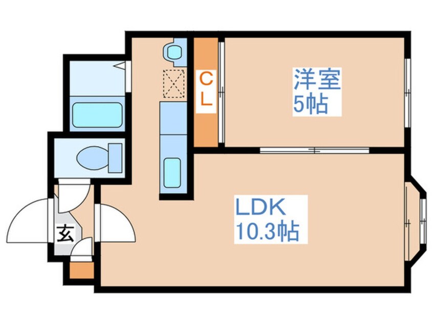 間取図 アピア豊平