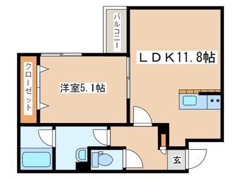 間取図 ＧｒａｎｄＲａｖｉｎｅ南郷通