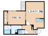 ＧｒａｎｄＲａｖｉｎｅ南郷通 1LDKの間取り