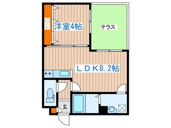 間取図 Enchantee医大前