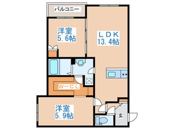 間取図 Rests　on　行啓通
