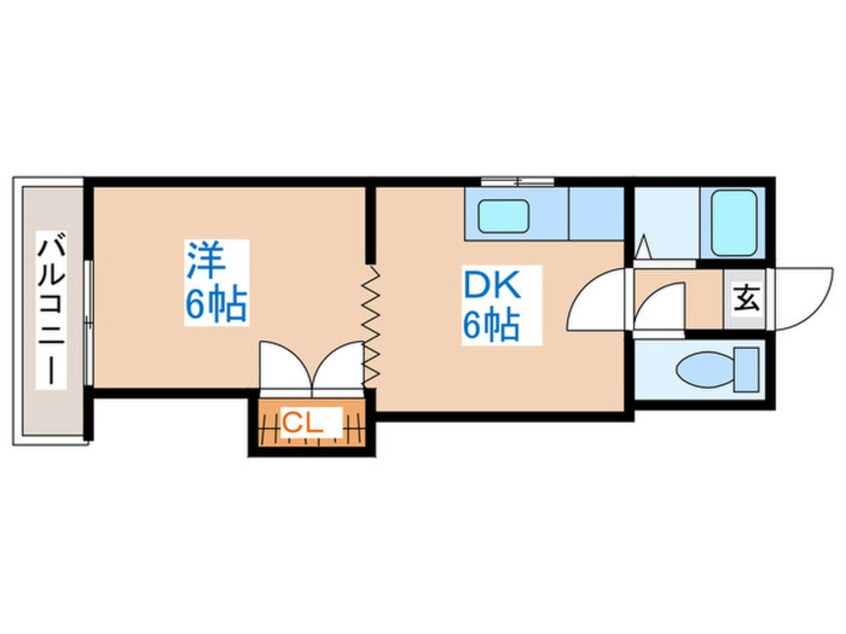 間取図 ロ－レル南６条