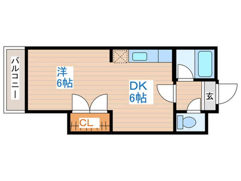 間取図 ロ－レル南６条