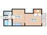 ロ－レル南６条 1DKの間取り
