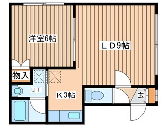 間取図 フレ－ムグレ－１９７