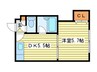 ハイムプレステ－ジ 1DKの間取り