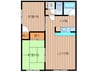 第１佐藤マンション 2LDKの間取り