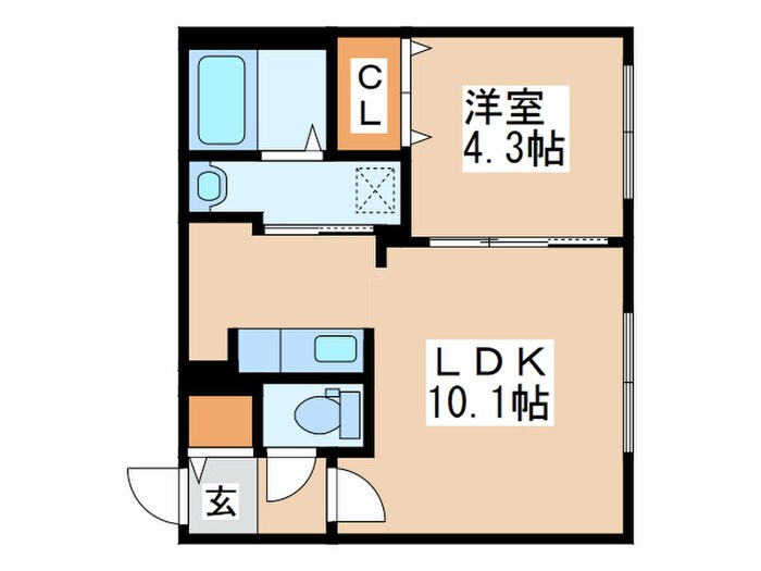 間取り図 STUDIO中島公園