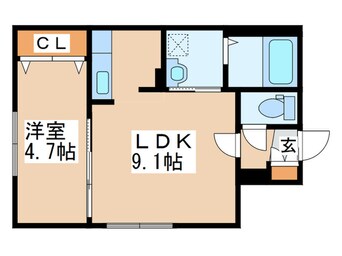間取図 STUDIO中島公園