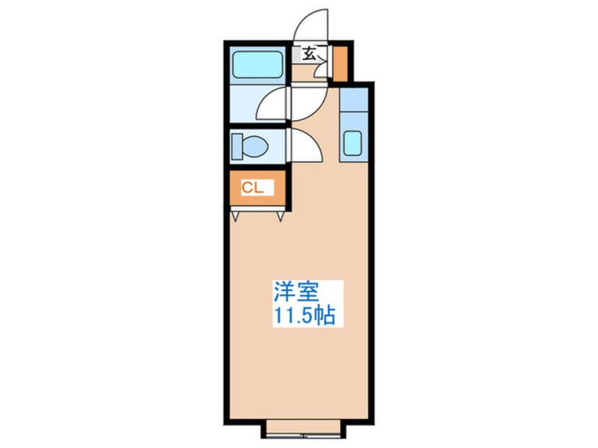 間取図 ル・ノール白石駅前Ⅰ