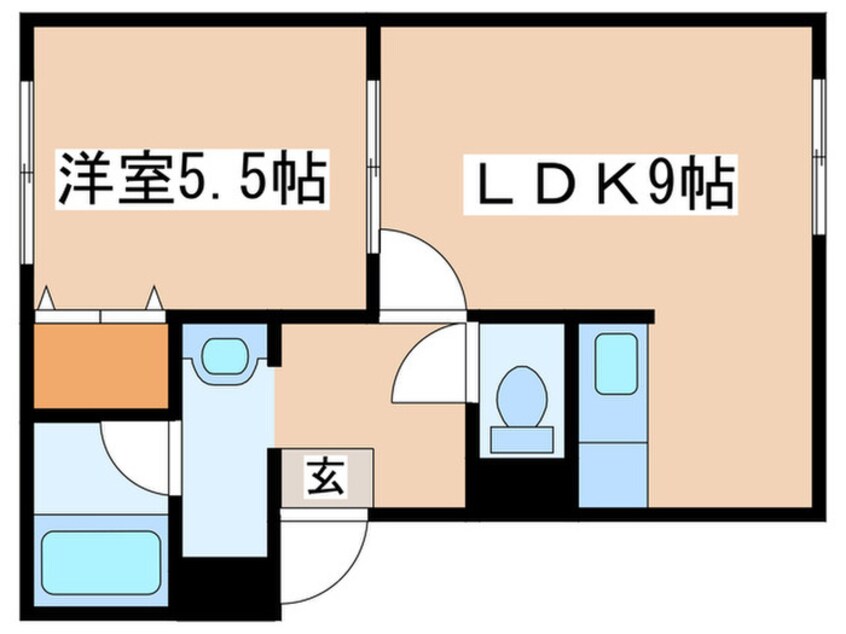 間取図 イーグルサウス１７Ａ