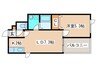ガーネット白石 1LDKの間取り
