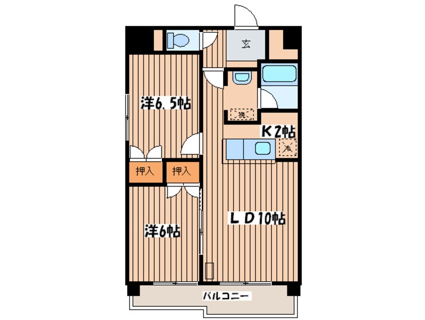 間取図 セゾン１４３