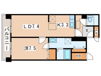 間取図 しんたくハイツ南大通