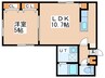 BELL TREE南5条 1LDKの間取り