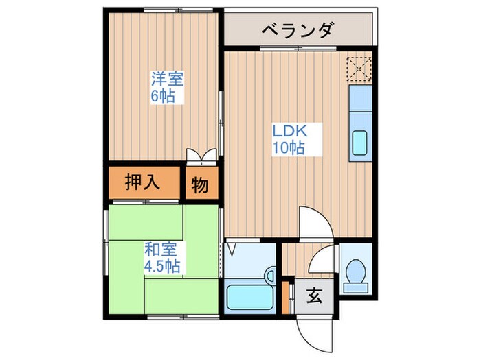 間取り図 第７いなば荘