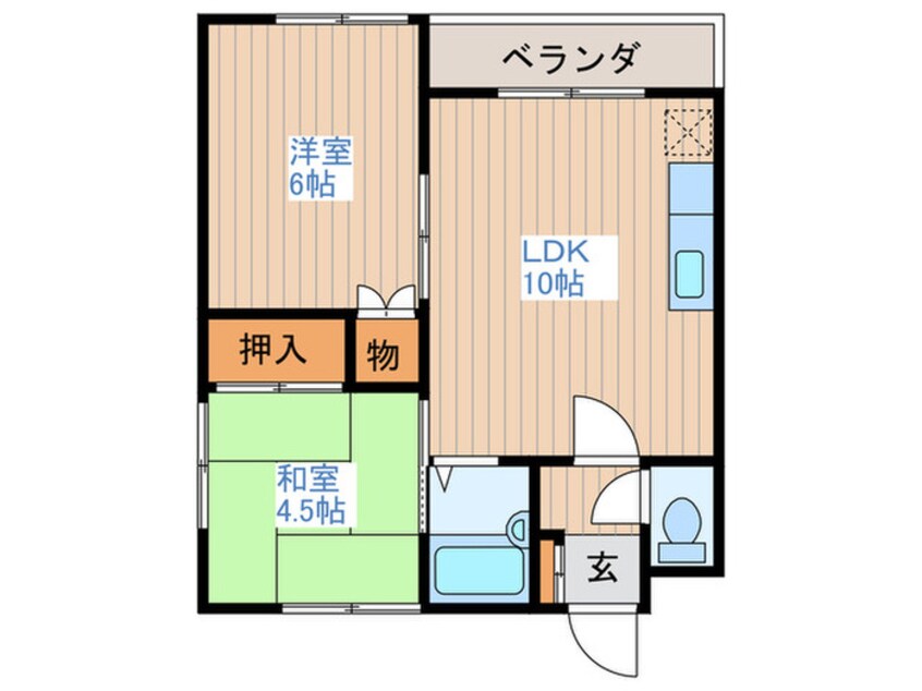 間取図 第７いなば荘