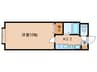 アルテピアッツァⅡ 1Kの間取り