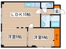 リブ１９７ 2LDKの間取り