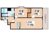 ヴィラ栄ＮＯ．９ 2LDKの間取り