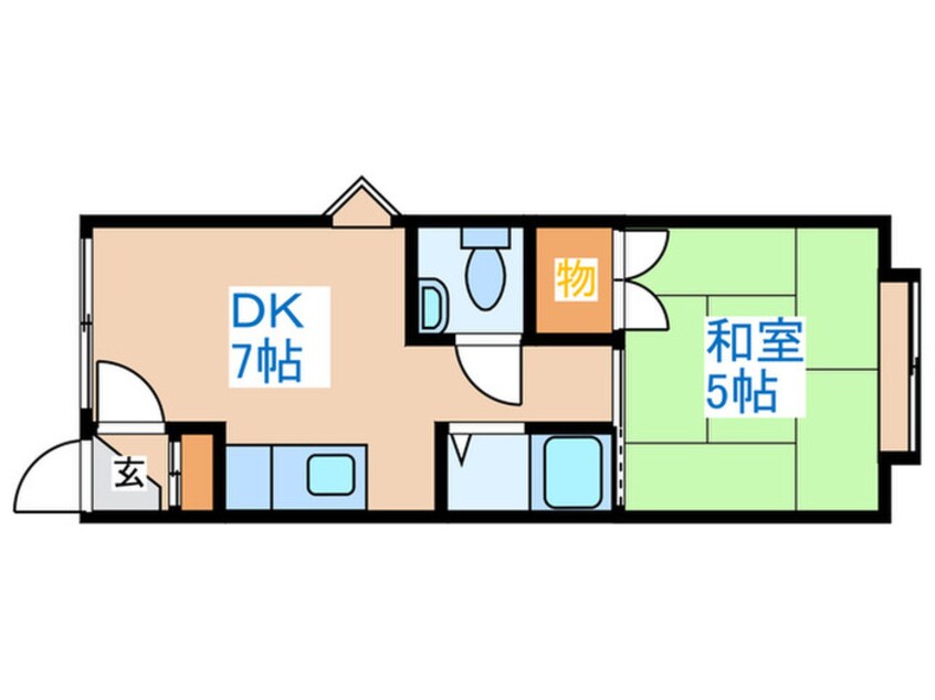 間取図 Ｋハイム