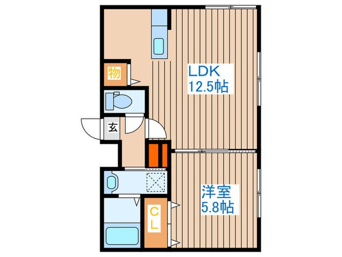 間取り図 ヴィエルジュ発寒南