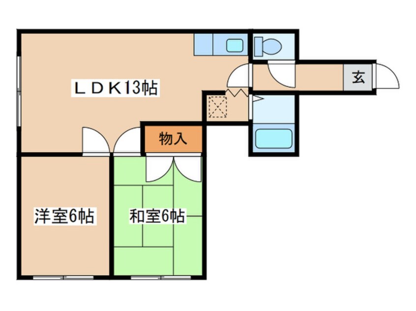 間取図 アーバン北郷