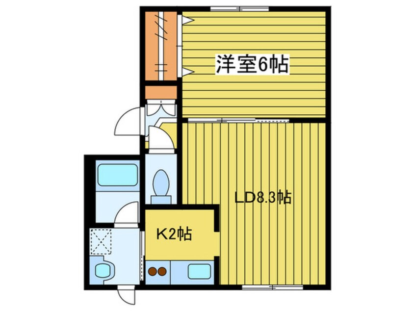 間取図 メゾンカイエンヌ