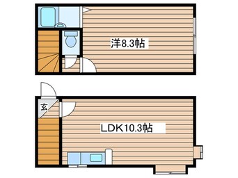 間取図 アルジャンテ桑園Ｂ