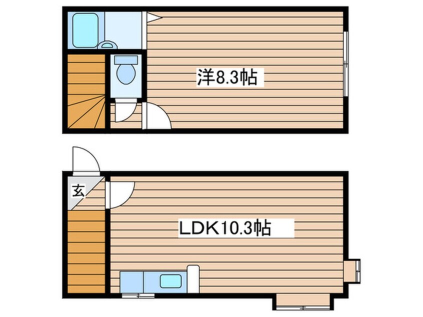 間取図 アルジャンテ桑園Ｂ