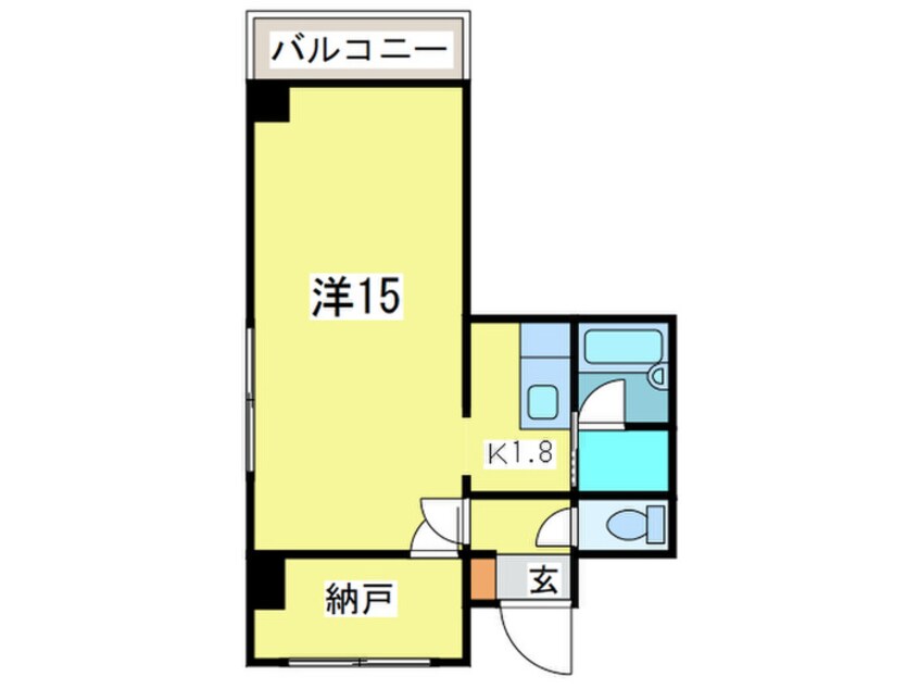 間取図 ラフォ－レ山鼻