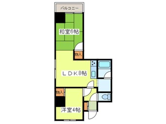 間取図 ラフォ－レ山鼻