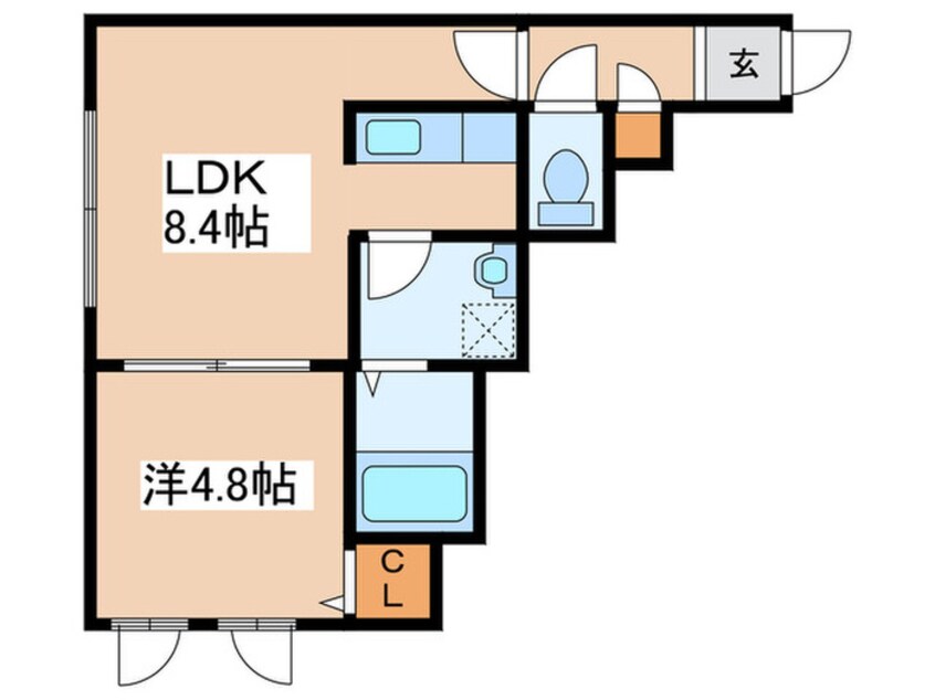 間取図 フル－ル美園