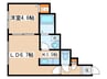 フル－ル美園 1LDKの間取り