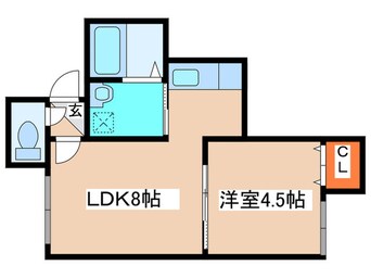 間取図 エヴァンス・コート