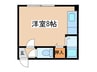 第１１松井ビル 1Rの間取り