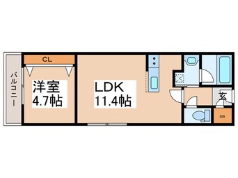 間取図 ガイアールS8