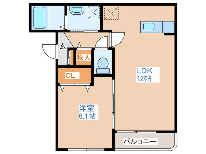 間取り図 グランツ中の島