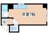 マリオンビスタ美園 1Rの間取り