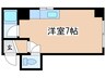 マリオンビスタ美園 1Rの間取り