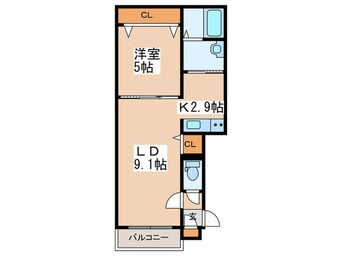 間取図 メゾンMT-S6