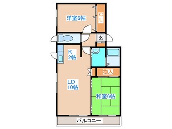 間取図 メゾネット本通