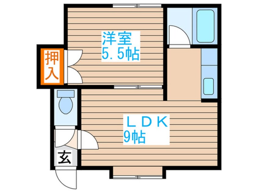 間取図 ヴェルディ北郷