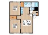 コルナス 2LDKの間取り