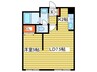 セントラル６ 1LDKの間取り