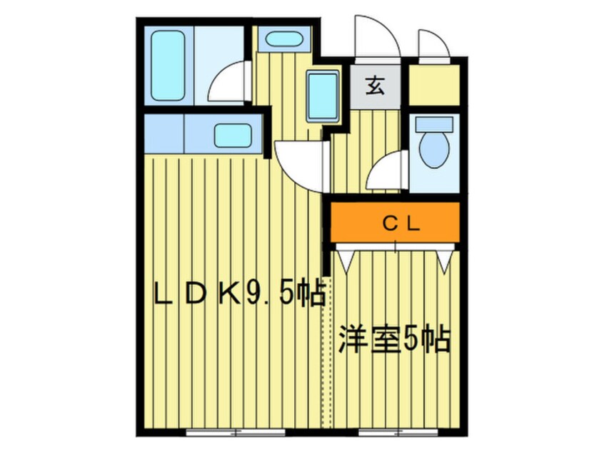 間取図 セントラル６