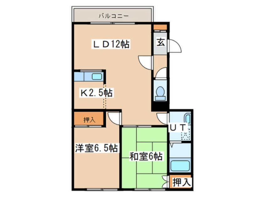 間取図 サンライズＭＳ ３Ｂ