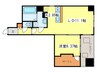 MODENA医大前 1LDKの間取り