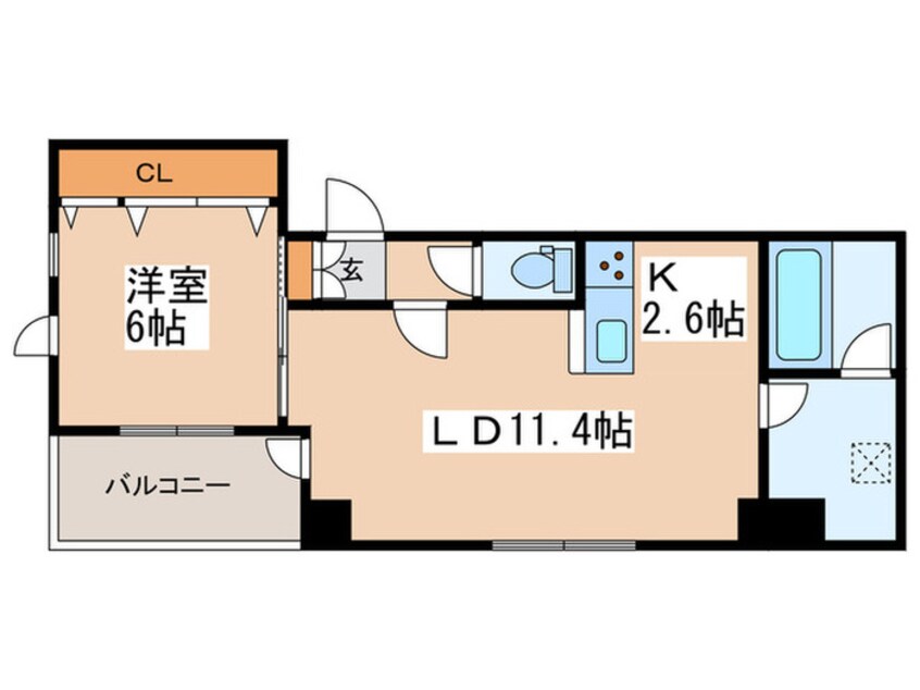 間取図 MODENA医大前